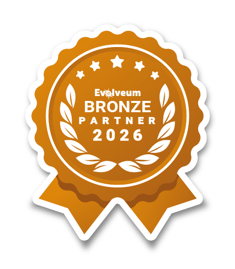 Evolveum Bronze-Partner-Abzeichen für die IAM Factory AG